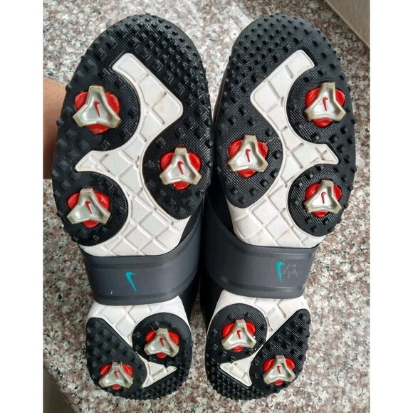 Nike Lunarloe Black Metallic Embellish Gray Size 8.5 golf shoes sneakers - Picture 9 of 10